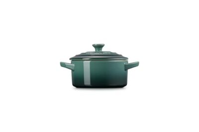 Le Creuset Stoneware Mini Round Cocotte, 8 oz., Artichaut - Image 3