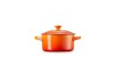 Le Creuset Stoneware Mini Round Cocotte, 8 oz., Flame
