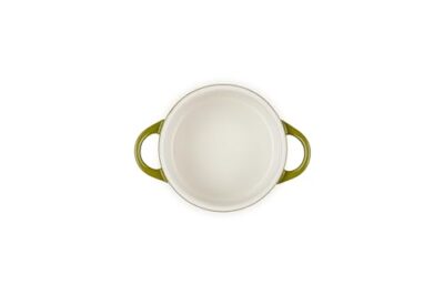 Le Creuset Stoneware Mini Round Cocotte, 8 oz., Olive - Image 3