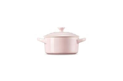 Le Creuset Stoneware Mini Round Cocotte, 8 oz., Chiffon Pink - Image 3