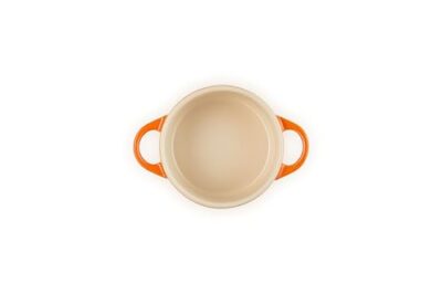 Le Creuset Stoneware Mini Round Cocotte, 8 oz., Flame - Image 4