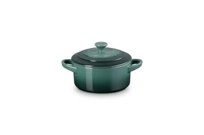 Le Creuset Stoneware Mini Round Cocotte, 8 oz., Artichaut - Image 2