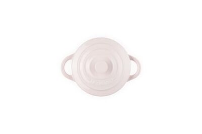 Le Creuset Stoneware Mini Round Cocotte, 8 oz., Chiffon Pink - Image 4