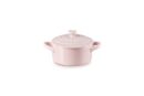 Le Creuset Stoneware Mini Round Cocotte, 8 oz., Chiffon Pink