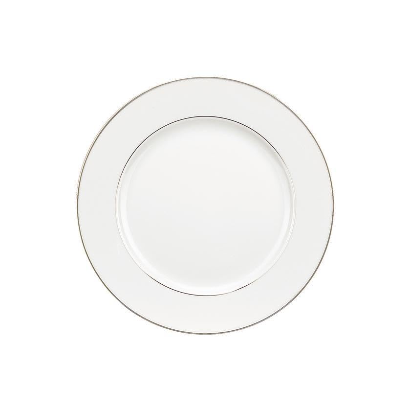 Christofle Albi Platinum Set of 6 Porcelain Bread & Butter Plates #7636140