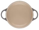 Le Creuset Stoneware Mini Round Cocotte, 8 oz., Oyster