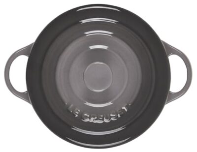 Le Creuset Stoneware Mini Round Cocotte, 8 oz., Oyster - Image 2