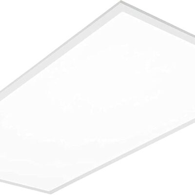 Hyperikon 2x4 Foot LED Backlit Flat Panel, 30W/40W/50W, Recessed Troffer, Color Changing Tunable 3500K/4000K/5000K, Dimmable Light Fixture, DLC, UL Listed, 4 Pack