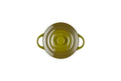 Le Creuset Stoneware Mini Round Cocotte, 8 oz., Olive - Image 2
