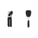 OXO Good Grips Soft-Handled Manual Can Opener and Nylon Turner Bundle