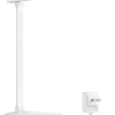 Lepro LED Desk Lamp, Metal Desk Light 9.5W 800lm, Forbes Vetted Best Task Lamp, 5 Color Modes 5 Brightness Level, Dimmable Home Office Desktop Lamp for Reading, Crafting, Sewing, Puzzle, Nail, White