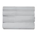 SHEEX - Active Comfort Cooling Sheets Set (King/California King) Silver Cloud - Moisture Wicking - 1 Flat Cooling Sheet, 1 Fitted Cooling Sheet, 2 Cooling Pillow Covers - Wrinkle Free - Sleep Aid