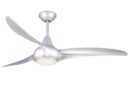 Minka-Aire F844-SL, Light Wave, 52" Ceiling Fan, Silver