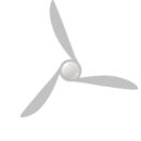 Minka-Aire F844-SL, Light Wave, 52" Ceiling Fan, Silver