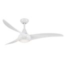 Minka-Aire F844-WH, Light Wave, 52" Ceiling Fan, White