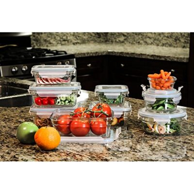 Glasslock 18-Piece Assorted Oven Safe Container Set - Image 4