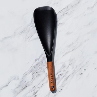 Twin Cooking Spoon, Matte Black (4 Pack) - Image 2