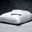 LUXOME 100% Rayon (Viscose) from Bamboo Pillowcase Set (Standard/Queen) | 400 Thread Count | Moisture-Wicking | Envelope Closure | Stone