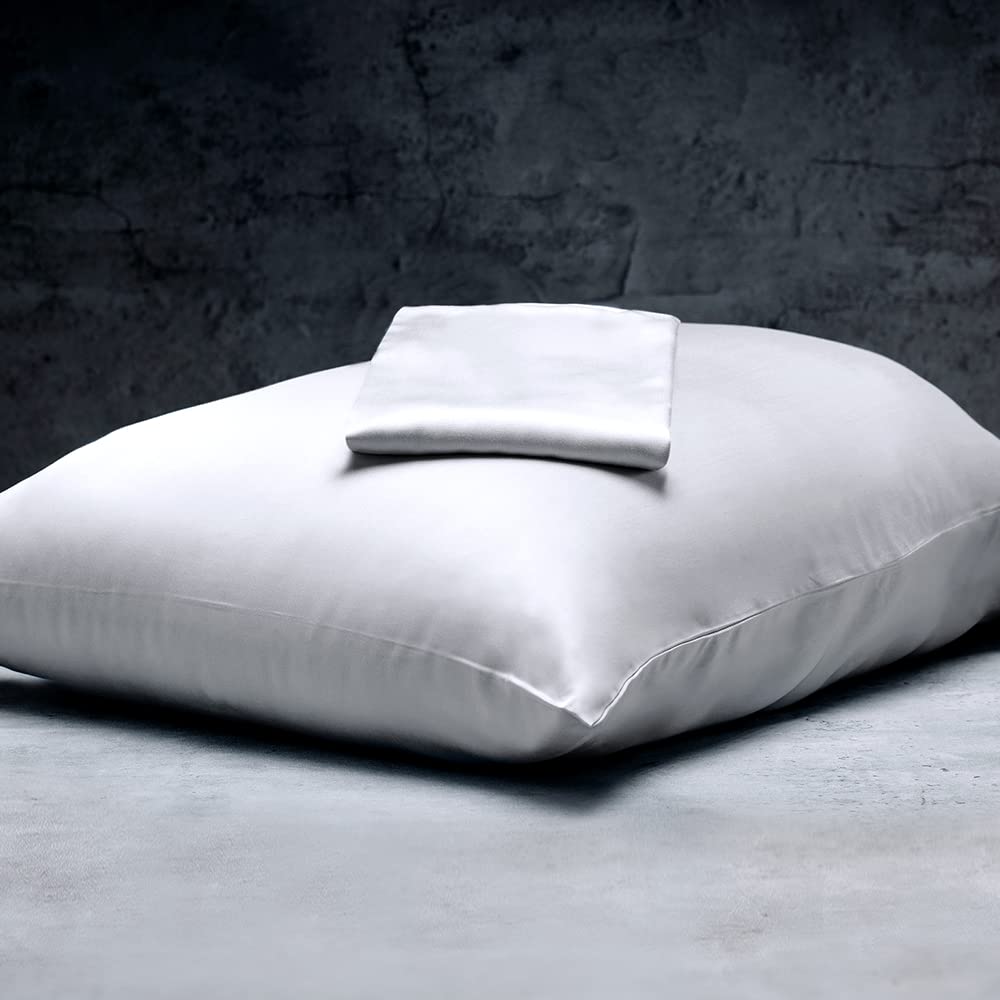 LUXOME 100% Rayon (Viscose) from Bamboo Pillowcase Set (Standard/Queen) | 400 Thread Count | Moisture-Wicking | Envelope Closure | Stone