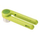 Joseph Joseph Helix Garlic Press Mincer Ergonomic Twist-Action Hand Juicer Stainless Steel, Green