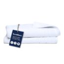 Brooklinen Super-Plush Turkish Cotton Hand Towels Set of 2 Cotton, 820 GSM, Highly Absorbent, Machine Washable, Perfect for Home & Bathroom (20"x30", White)