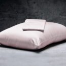 LUXOME 100% Rayon (Viscose) from Bamboo Pillowcase Set (King) | 400 Thread Count | Moisture-Wicking | Envelope Closure | Blush