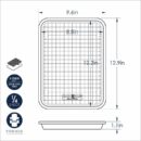Nordic Ware Naturals® Quarter Sheet with Oven-Safe Nonstick Grid