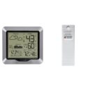 La Crosse Technology 308-1417 Forecast Station, Silver & TX141TH-BV4 Wireless Outdoor Thermo-Hygrometer Transmitting Sensor, White