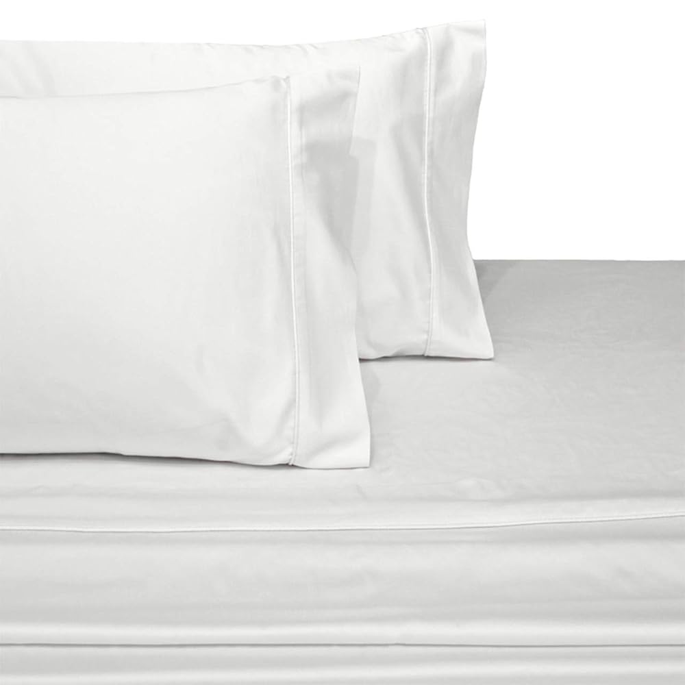 Royal Hotel Full Solid White Wrinkle-Free Microfiber Sheet Set, deep Pocket, 95gsm, 100% Microfiber.