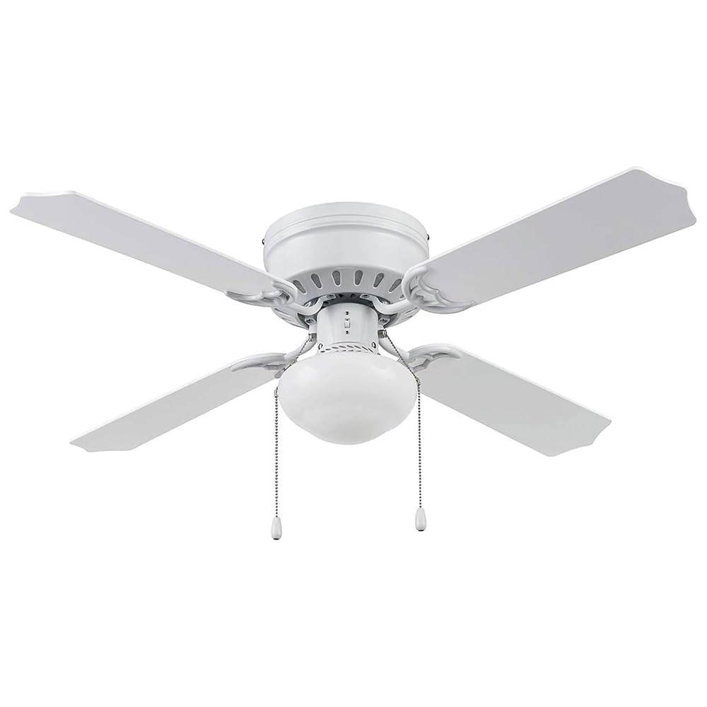 Portage Bay 51491 Cherry Hill Ceiling Fan, 42, White