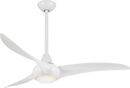 Minka-Aire F844-WH, Light Wave, 52" Ceiling Fan, White