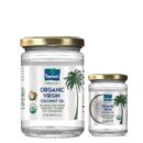 Parachute Naturalz Virgin Coconut Oil | 100% Organic Cooking Oil, Hair Oil and Body Oil | Cold Pressed | USDA Certified |16 Fl. Oz | Glass Jar | 16 fl oz + 6.7 floz | Pack of 2