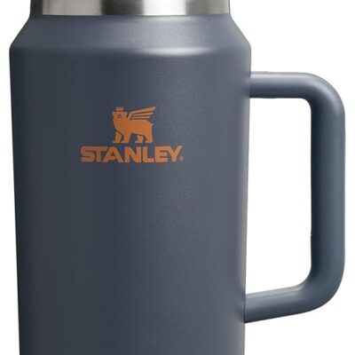 Stanley Quencher H2.0 Tumbler with Handle & Straw 64 oz | Flowstate 3-Position Lid | Large Capacity for Travel & Sports | Insulated Stainless Steel Cup | BPA-Free | Twilight