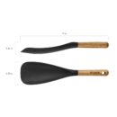 Twin Cooking Spoon, Matte Black (4 Pack)