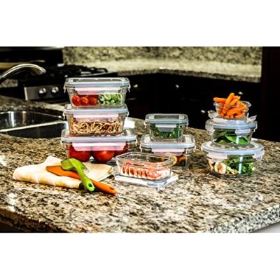 Glasslock 18-Piece Assorted Oven Safe Container Set - Image 3