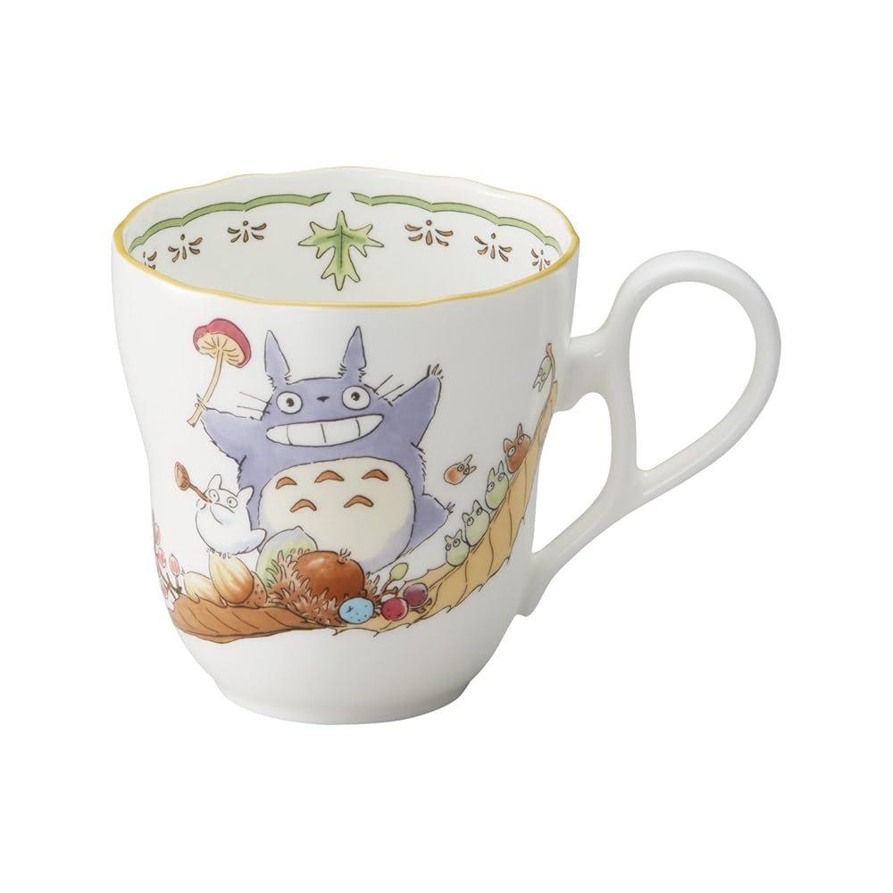 Noritake TT97855/4924-3 My Neighbor Totoro Microwavable Bone China Mug 13.8 fl oz (375 cc)