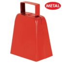 Beistle Red Cowbells, 4"