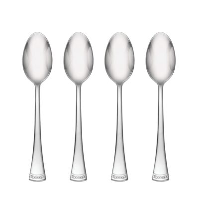 Lenox Portola Teaspoons, Set of 4, 0.35, Stainless