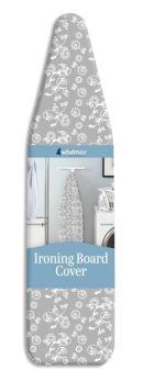 Whitmor Scorch Resistant Ironing Board Cover and Pad - Grey Swirl