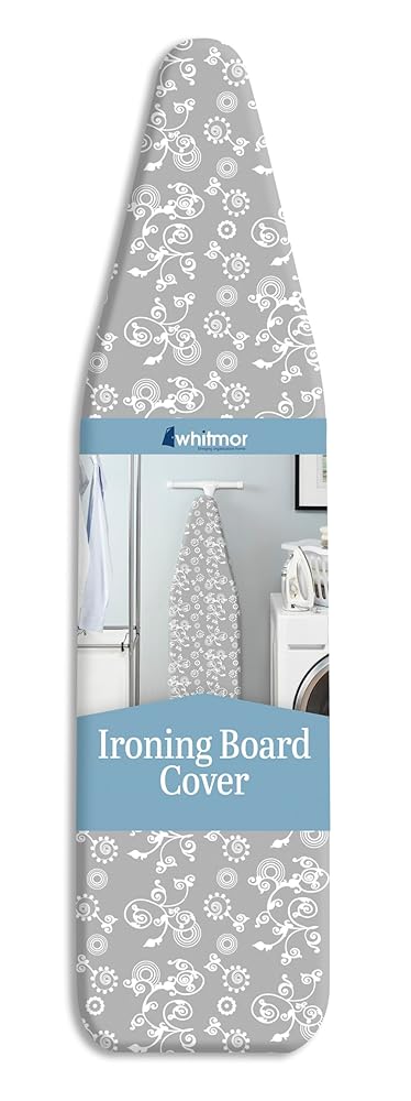 Whitmor Scorch Resistant Ironing Board Cover and Pad - Grey Swirl