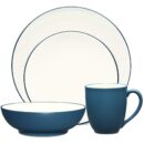 Noritake Colorwave Blue 4-Piece Coupe Place Setting, Service for 1