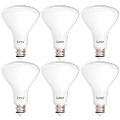 Sunco 6 Pack BR30 Light Bulbs LED, Recessed Can Light Bulbs, Indoor Flood Bulb, 850 LM, 11W (65W Equivalent), 4000K Cool White, Dimmable, E26 Base, for Home, Kitchen, Bedroom UL