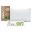 Coop Home Goods Original Adjustable Pillow, King Size Bed Pillows for Sleeping, Cross Cut Memory Foam Pillows - Medium Firm Back, Stomach and Side Sleeper Pillow, CertiPUR-US/GREENGUARD Gold