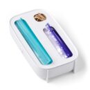 YouCopia StoraBag Drawer Food Bags Dispenser, 3-Slot, Plastic Sandwich Bag Organizer For Kitchen Storage, White