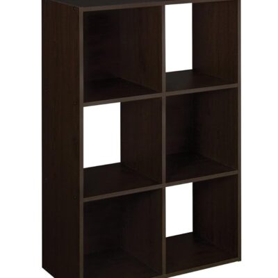 ClosetMaid 78815 Cubeicals Organizer, 6-Cube, Espresso
