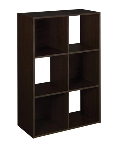 ClosetMaid 78815 Cubeicals Organizer, 6-Cube, Espresso
