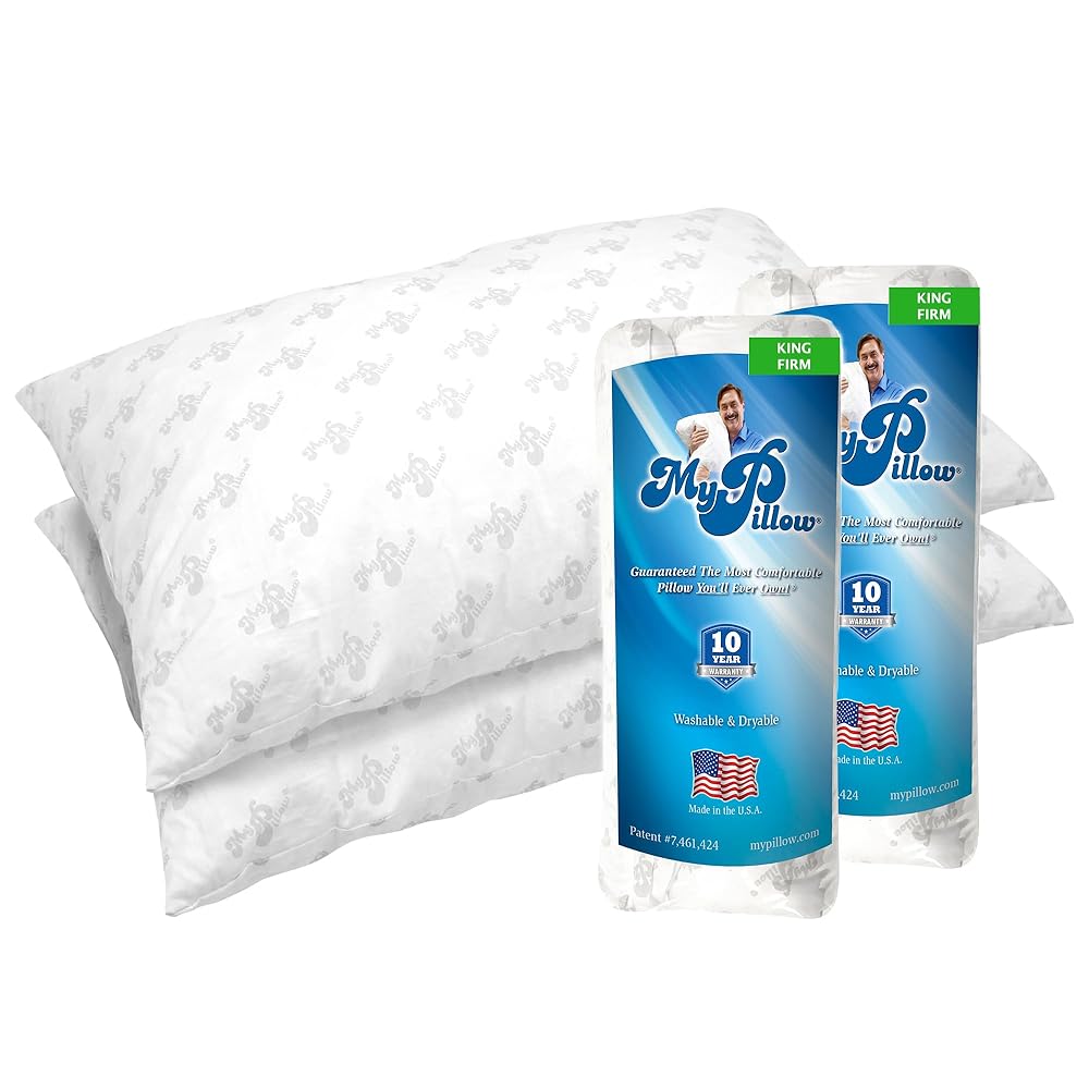 MyPillow Bedding Bed Pillows for Sleeping King Size, Set of 2, Pillow for Back, Stomach or Side Sleepers - My Pillow Classic Pillow [King, Firm]