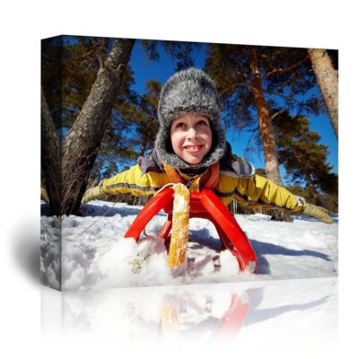 wall26 - Personalized Photo to Canvas Print Wall Art - Custom Your Photo On Canvas Wall Art - Digitally Printed - 20" x 16"