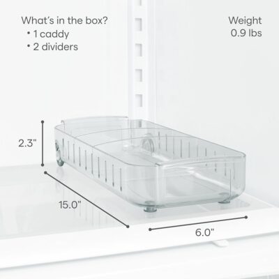 YouCopia RollOut Fridge Caddy, 6" Wide - Image 4