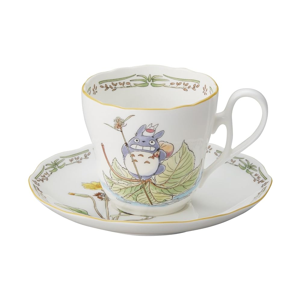 Noritake TT97889/4924-8 Cup & Saucer (For Both Coffee/Tea), 12.5 fl oz (375 cc), Microwavable, Bone China